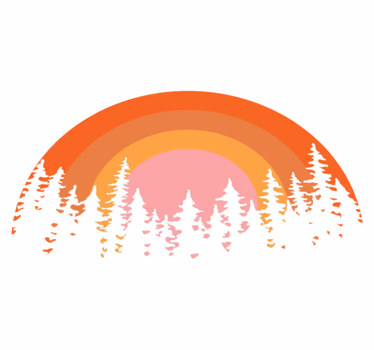 Nature rug vintage sun design - TenStickers