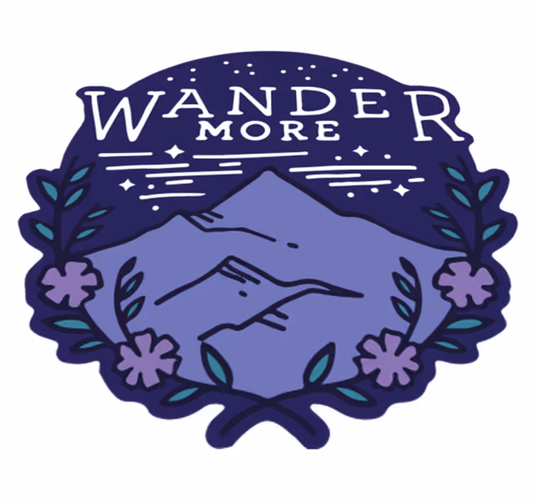 Nature rug inspired by mountain hiking - TenStickers