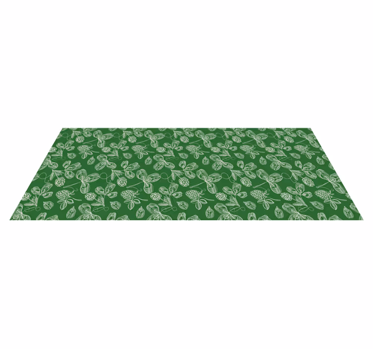 Nature rug foliage green design - TenStickers