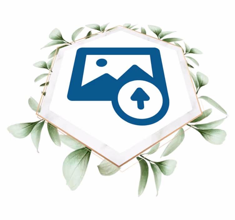 Nature rug woman with foliage - TenStickers