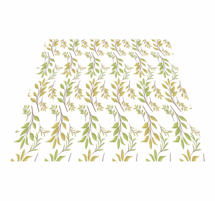 Nature rug with lush green design - TenStickers
