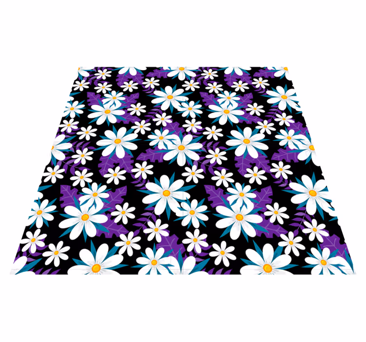 Nature rug colorful floral arrangement - TenStickers