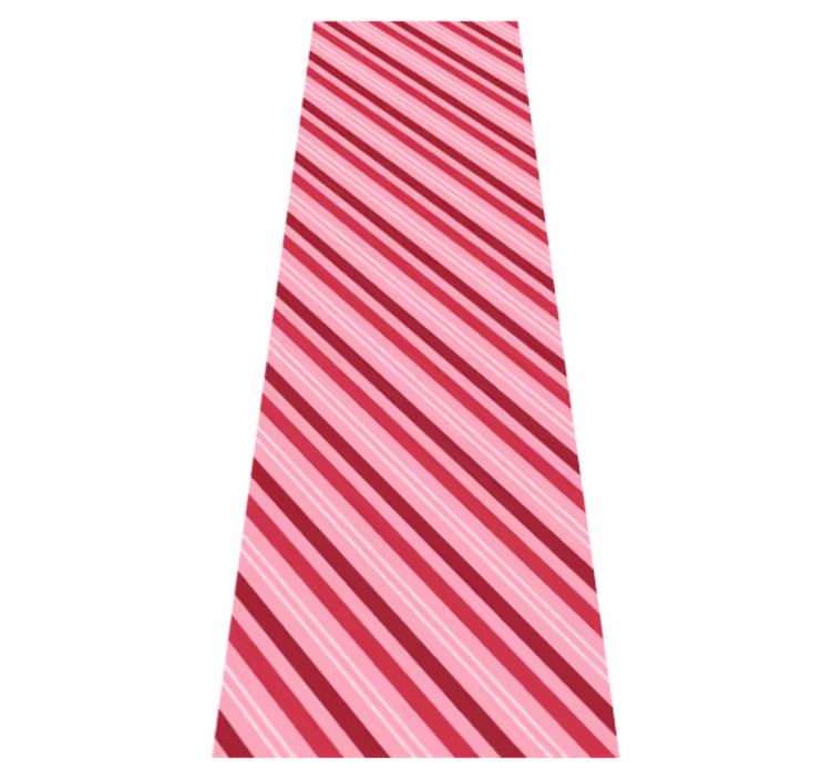 Bedroom carpet with diagonal stripe pattern - TenStickers