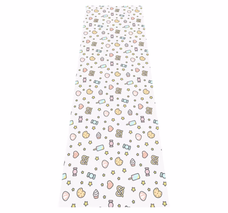 Bedroom carpet cute baby snacks with face - TenStickers