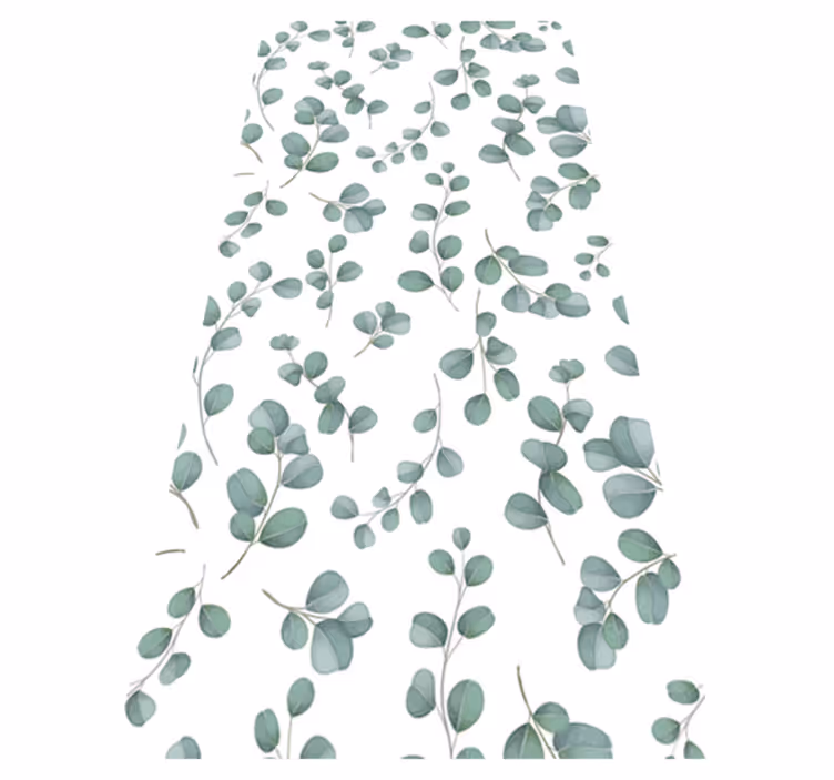 Bedroom carpet elegant seamless floral watercolor - TenStickers