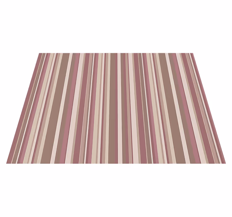Stripped pink bedroom carpet - TenStickers