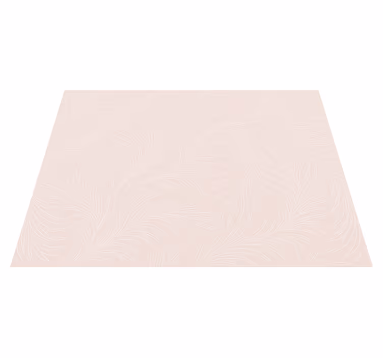 Soft pink botanical bedroom carpet - TenStickers
