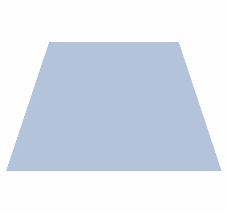Grey simple color geometric rug - TenStickers