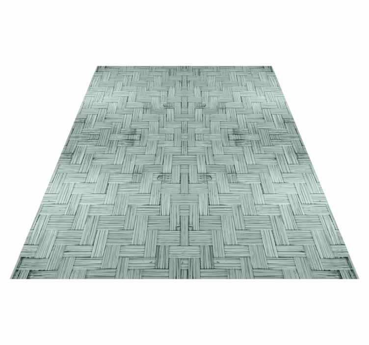 Geometric rug structured square - TenStickers