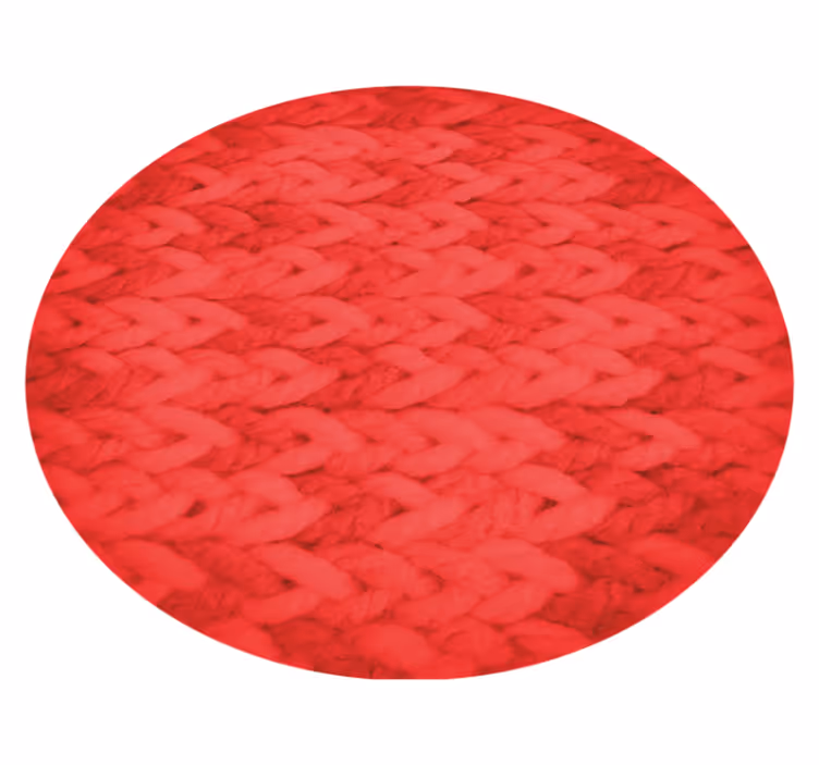 Geometric rug with round textured patterns - TenStickers