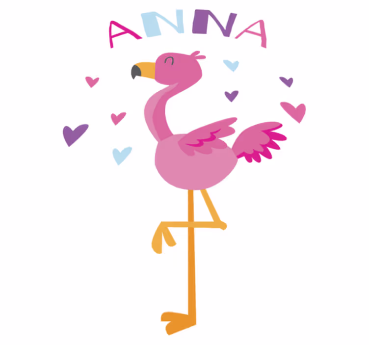 Kids carpet customizable flamenco design - TenStickers