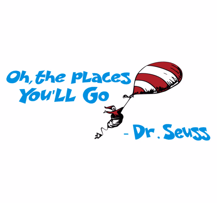 Kids carpet oh the places you'll go dr seuss - TenStickers