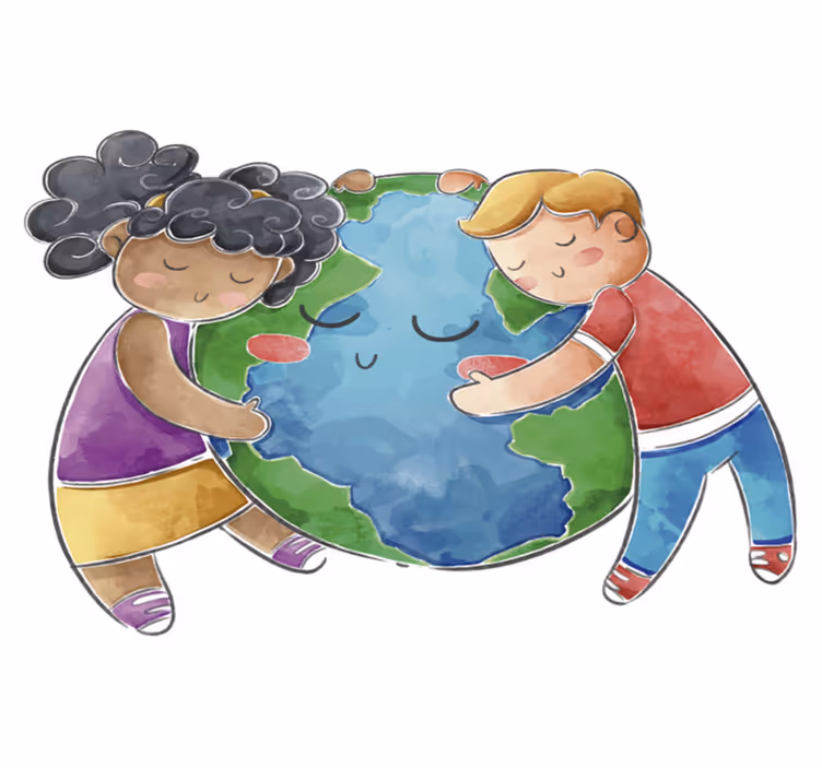 Kids carpet world map for kids - TenStickers