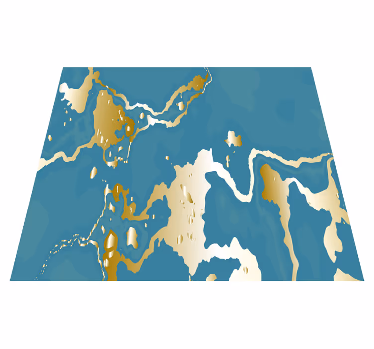 Bathroom mat with modern marble pattern design - TenStickers