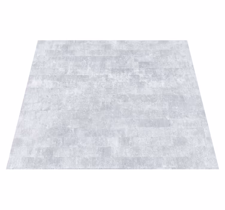 Bathroom mat in aged gray brick pattern - TenStickers