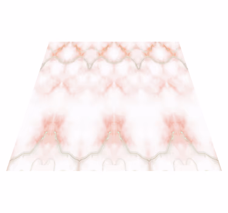 Pink marble bathroom mat with yellow scratches - TenStickers