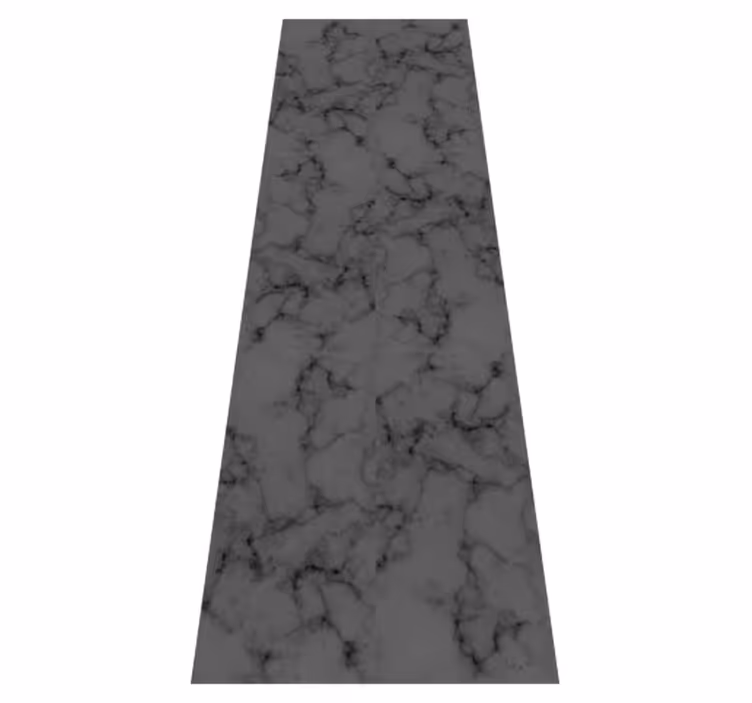 Black grungy marble textured bathroom mat - TenStickers