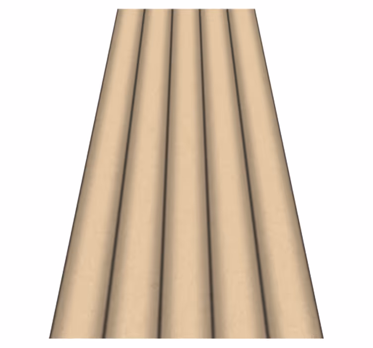 Bathroom mat in brown tube minimalist pattern - TenStickers