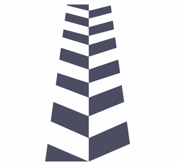 Bathroom mat in navy blue striped pattern - TenStickers