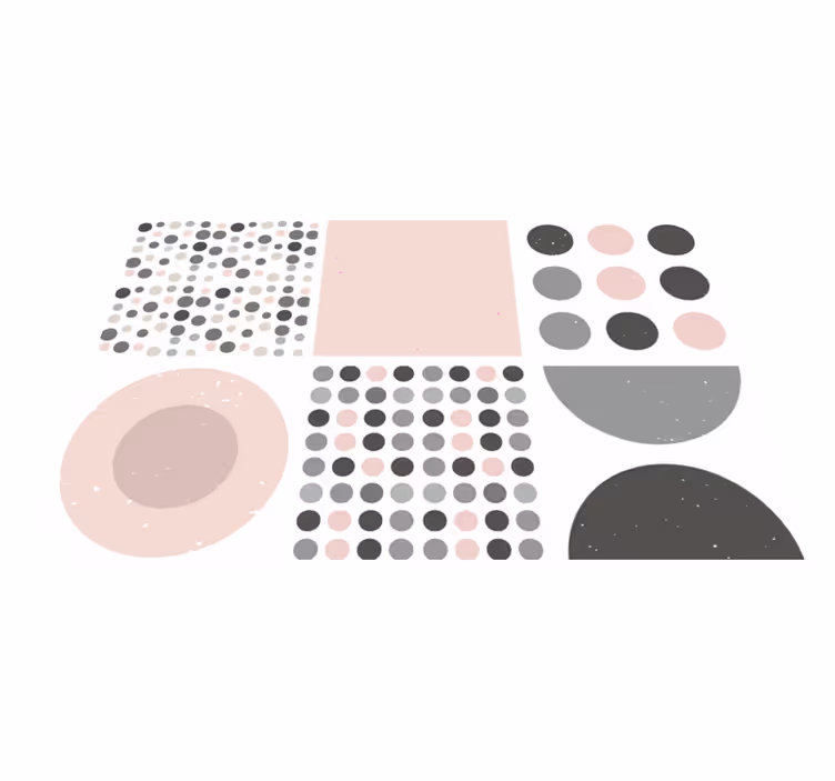 Bathroom mat with scandinavian rebekka design - TenStickers