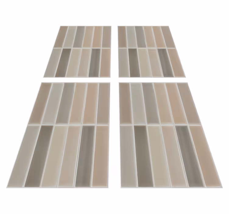 Rectangle pattern bathroom mat - TenStickers