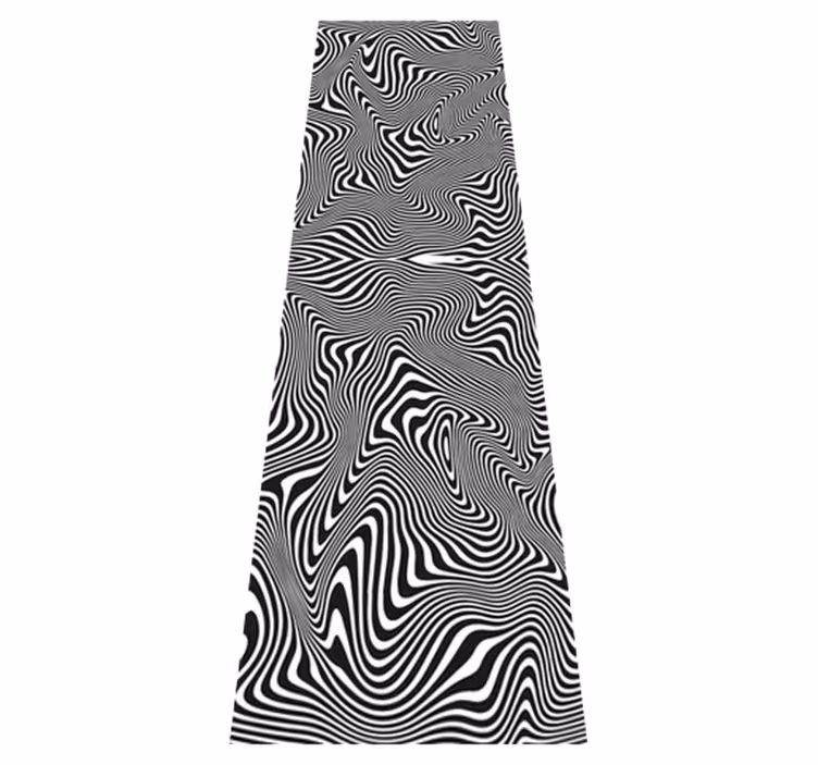 Zebra 3d effect bathroom mat - TenStickers