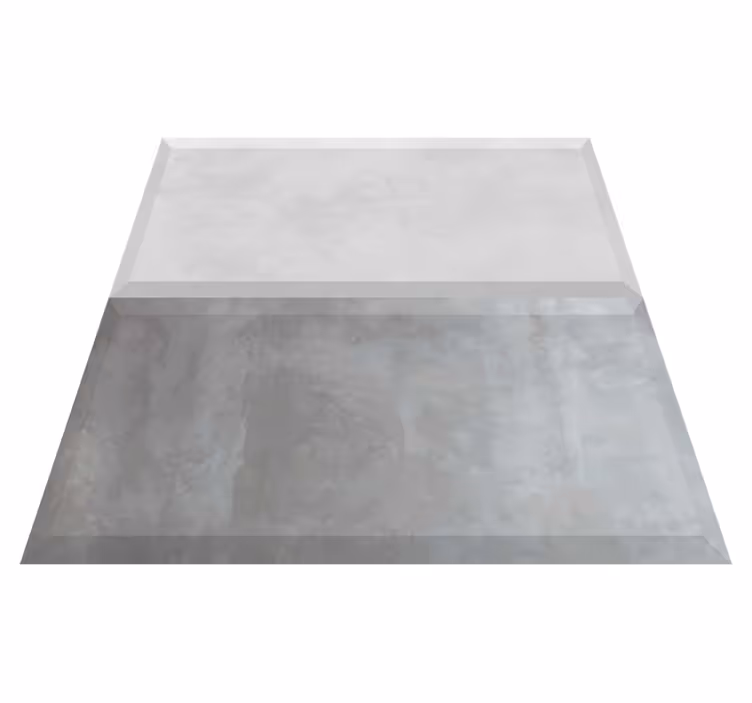 Bathroom mat with cement tile design - TenStickers