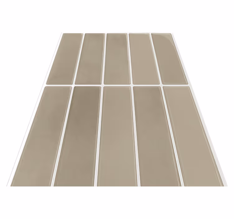 Linear stone natural bathroom mat - TenStickers
