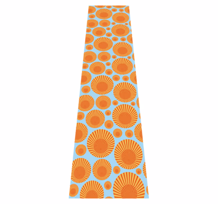 Kitchen vinyl mat 70's sunshine fridge - TenStickers