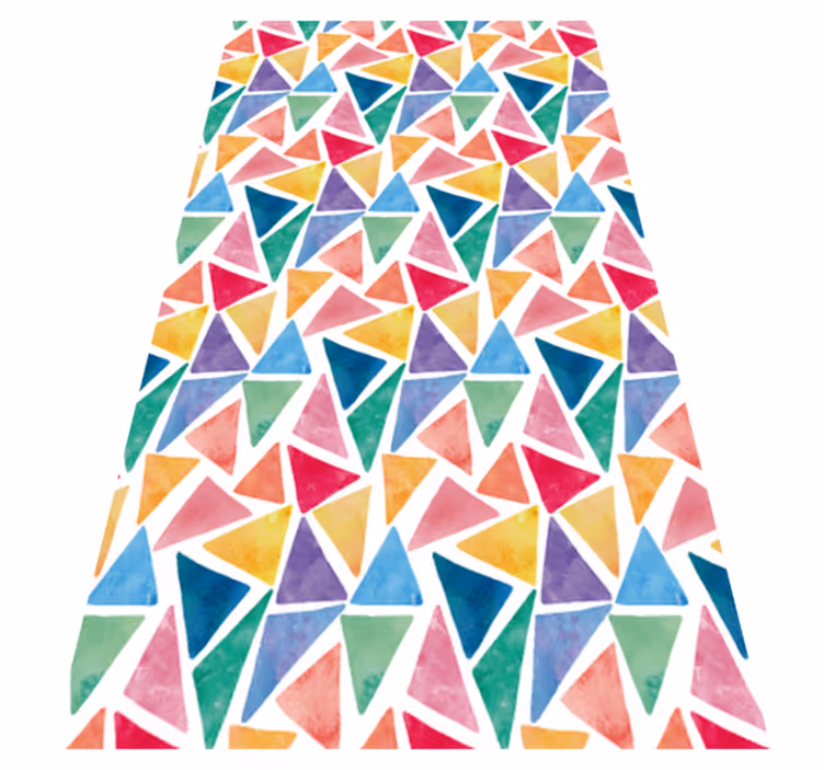 Kitchen vinyl mat geometric cabinet wrap - TenStickers