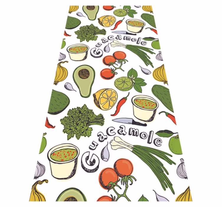 Kitchen vinyl mat mexican fruit decorative design - TenStickers