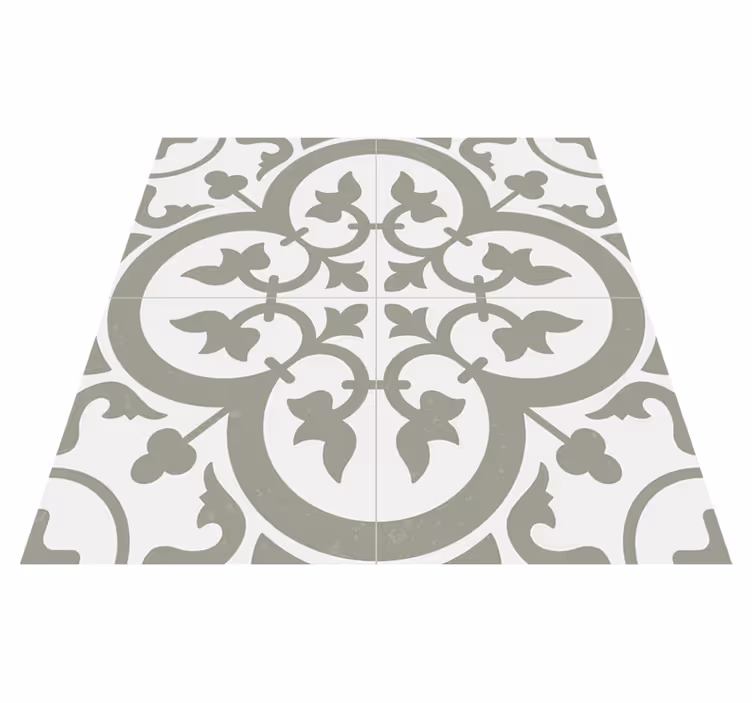 Kitchen vinyl mat evergreen fog moroccan tile - TenStickers