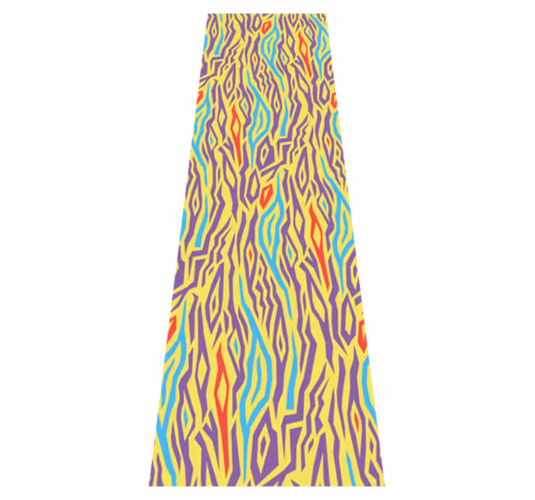 Kitchen vinyl mat vintage zebra animal print design - TenStickers