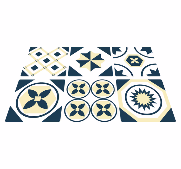 Kitchen vinyl mat with alionsa design - TenStickers