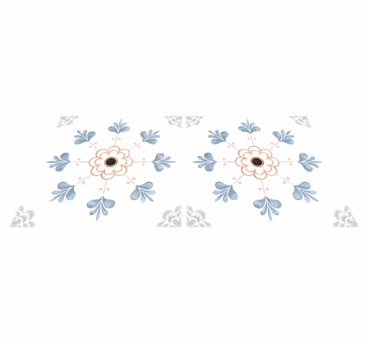Kitchen vinyl mat in antique grey cement design - TenStickers