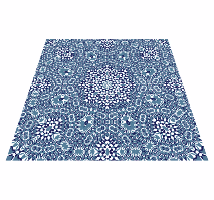 Mosaic mandala kitchen vinyl mat - TenStickers