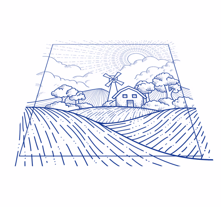 Holland mills kitchen vinyl mat - TenStickers