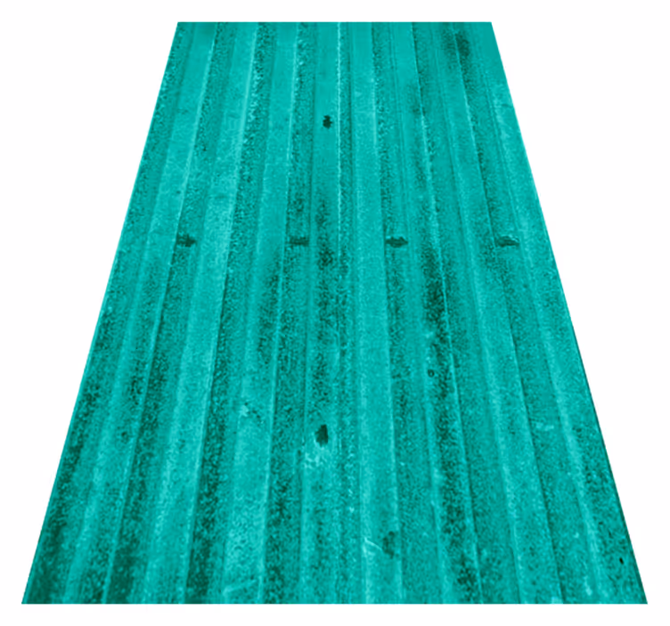 Kitchen vinyl mat in mint aged metallic finish - TenStickers