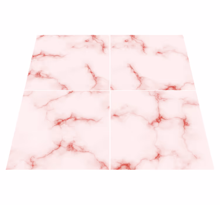 Kitchen vinyl mat marble tile stickers - TenStickers