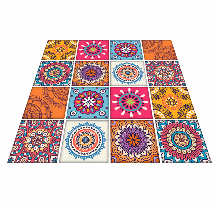 Mandala kitchen vinyl mat - TenStickers