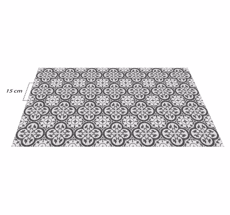 Kitchen vinyl mat moroccan tile design - TenStickers