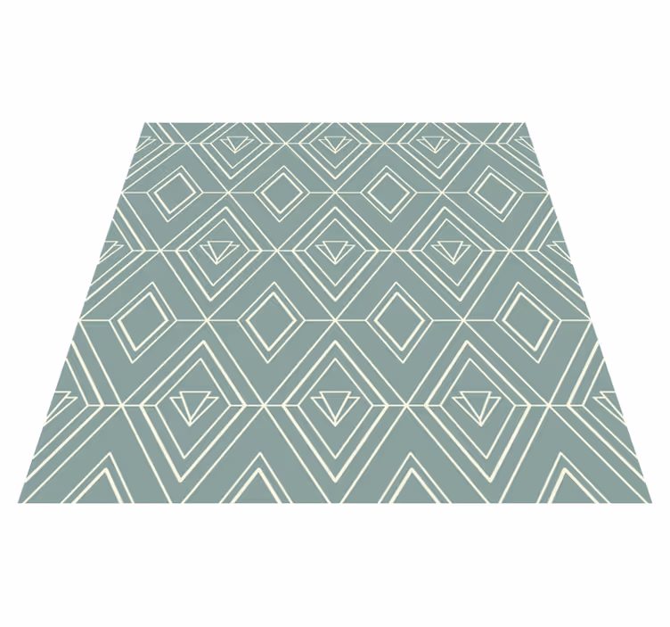 Kitchen vinyl mat art deco geometric design - TenStickers
