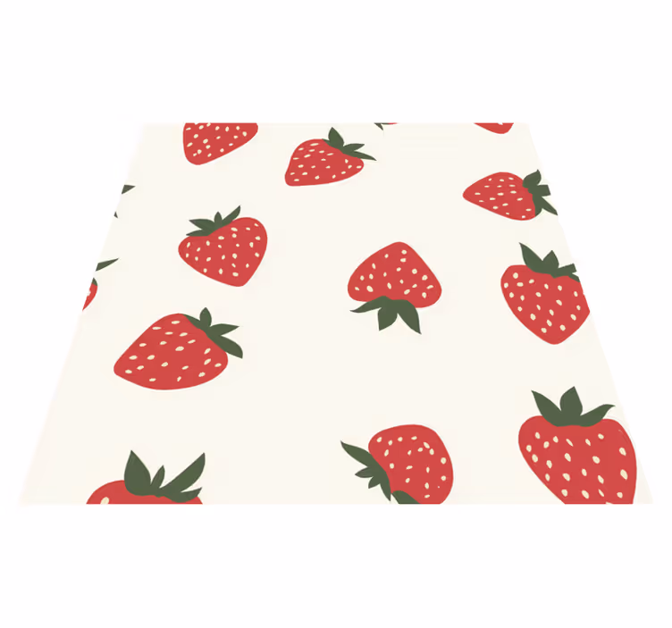 Cherry fruit design kitchen vinyl mat - TenStickers