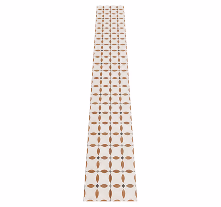 Kitchen vinyl mat with roman style tiles design - TenStickers