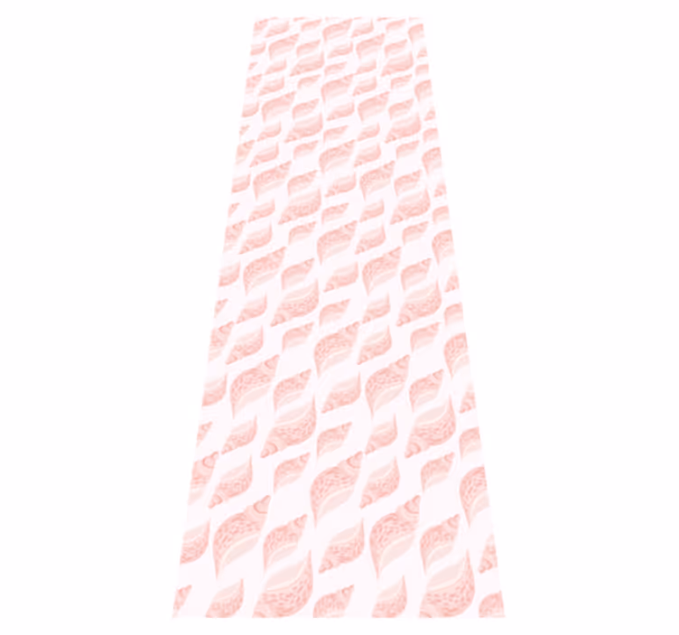 Trendy pink seashell pattern bedroom carpet - TenStickers