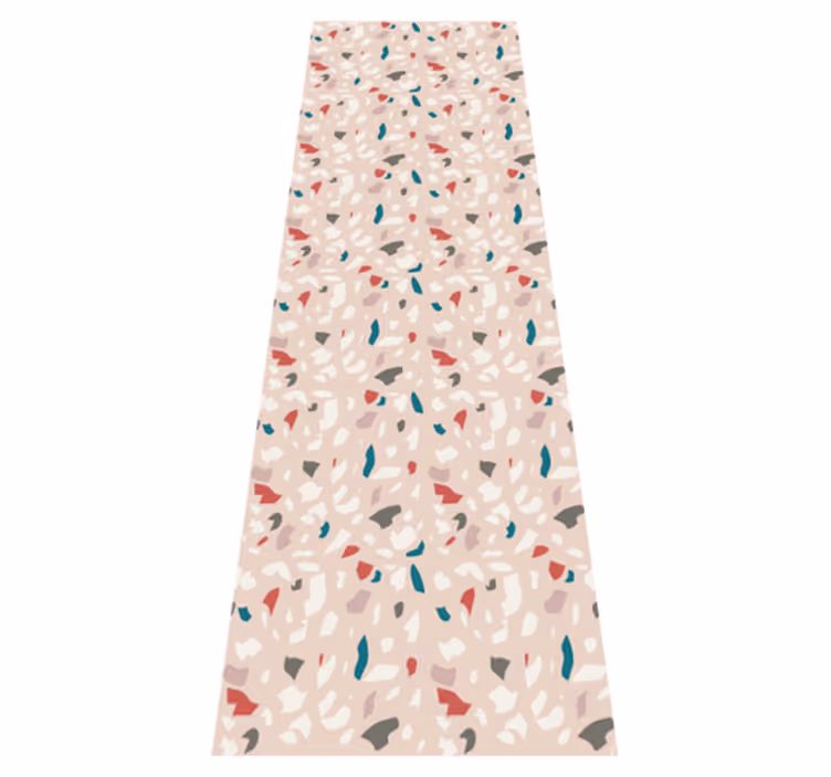 Bedroom carpet with terrazzo effect design - TenStickers
