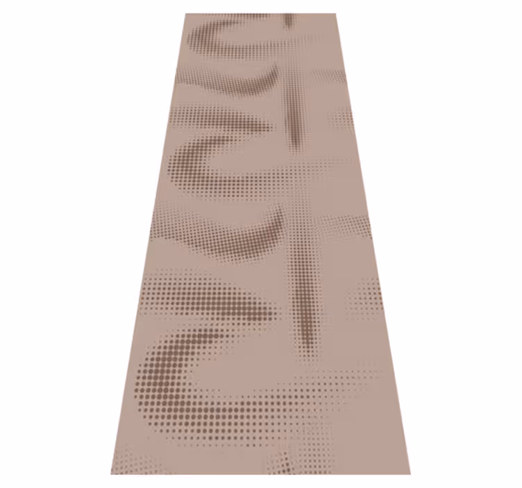 Bedroom carpet with scandinavian dotted patterns - TenStickers