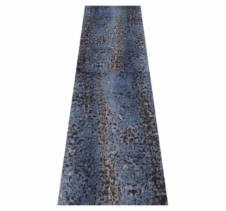 Bedroom carpet with retro design and raw pattern - TenStickers