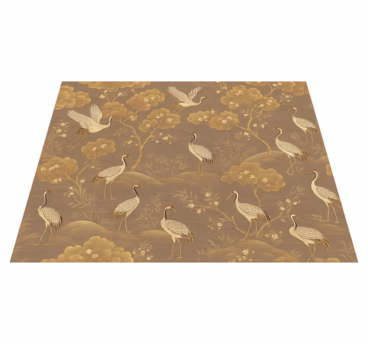 Old asian landscape bedroom carpet - TenStickers