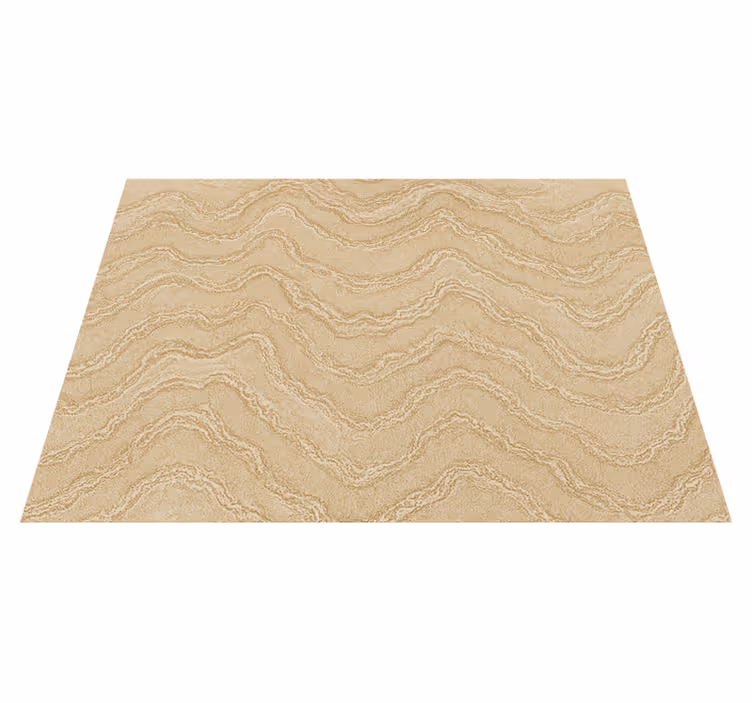 Bedroom carpet in beige and gold marble effect - TenStickers